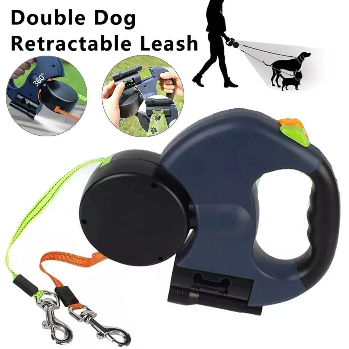 Secure Duo Night-Light Leash-Fast Shipping