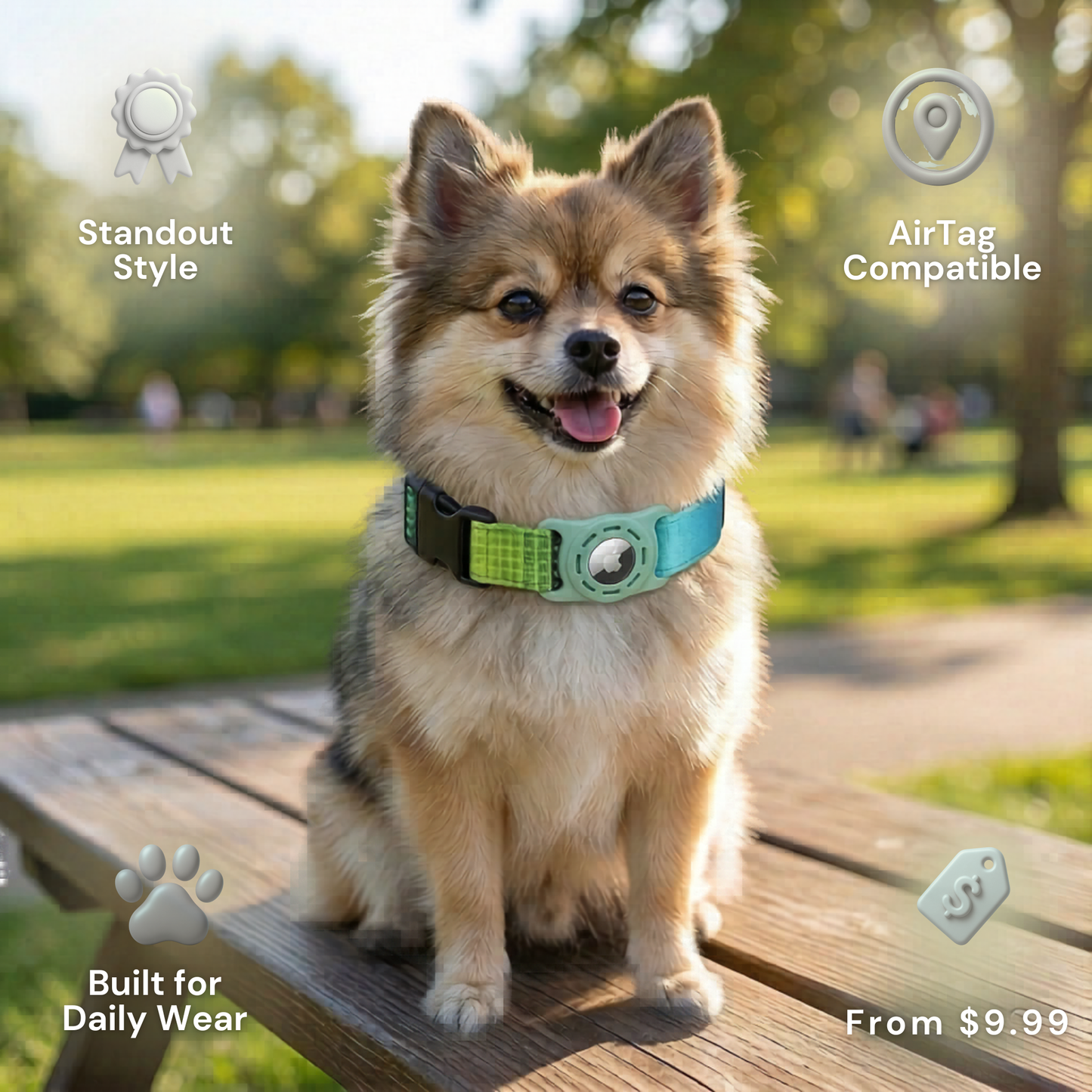 StyleTrack-AirTag Collar