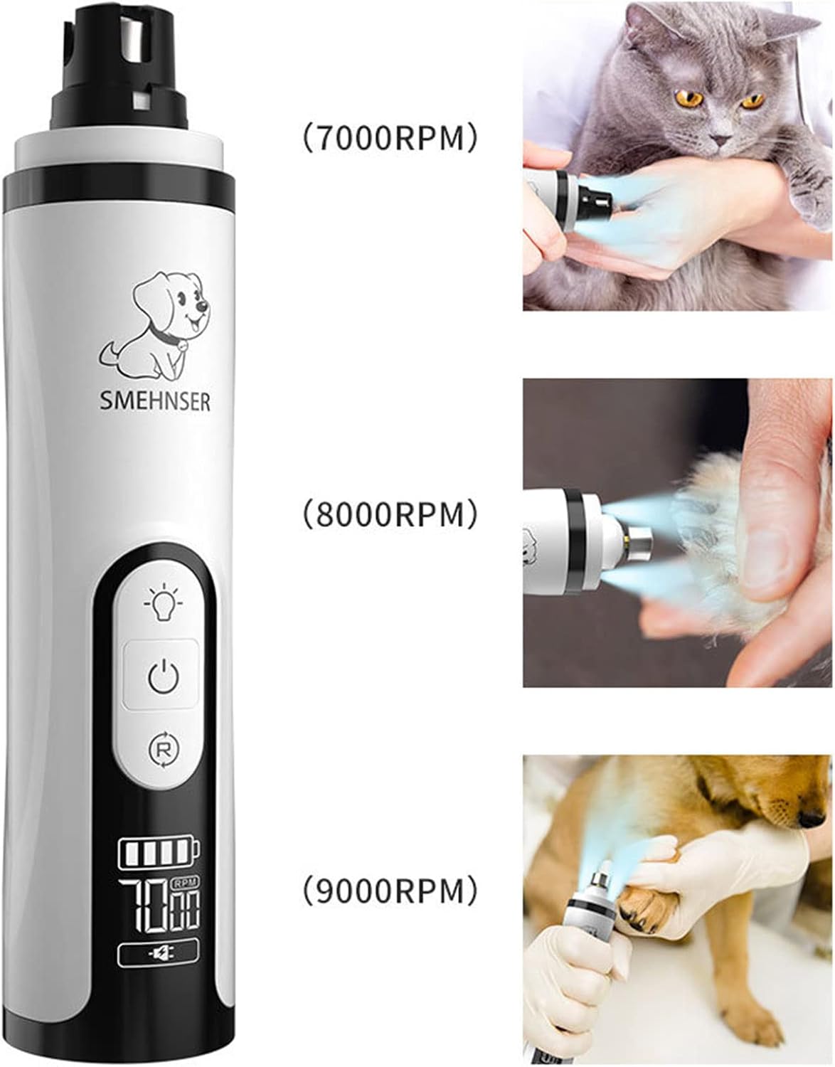SmartPaws LED Nail Grinder