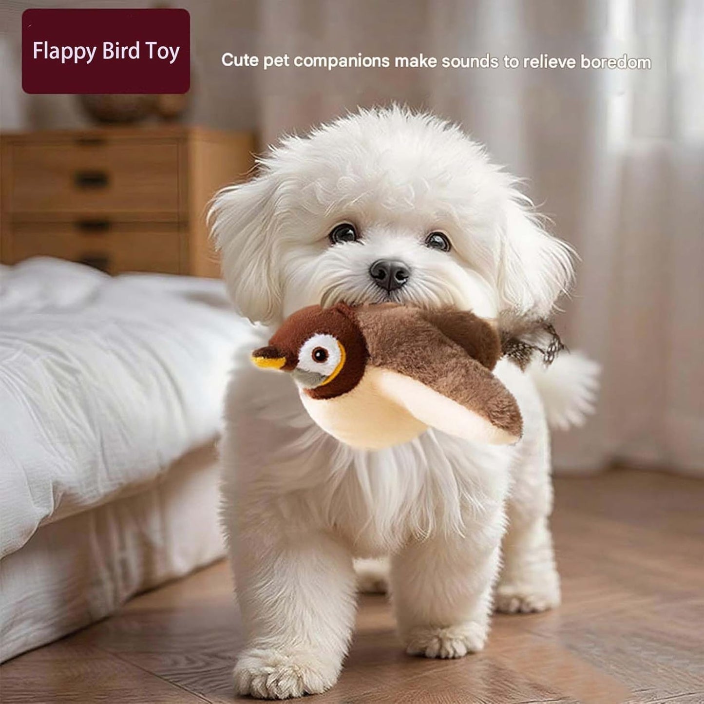 Plush Pals – Interactive Cat & Dog Toys (Flapping + Chirping)