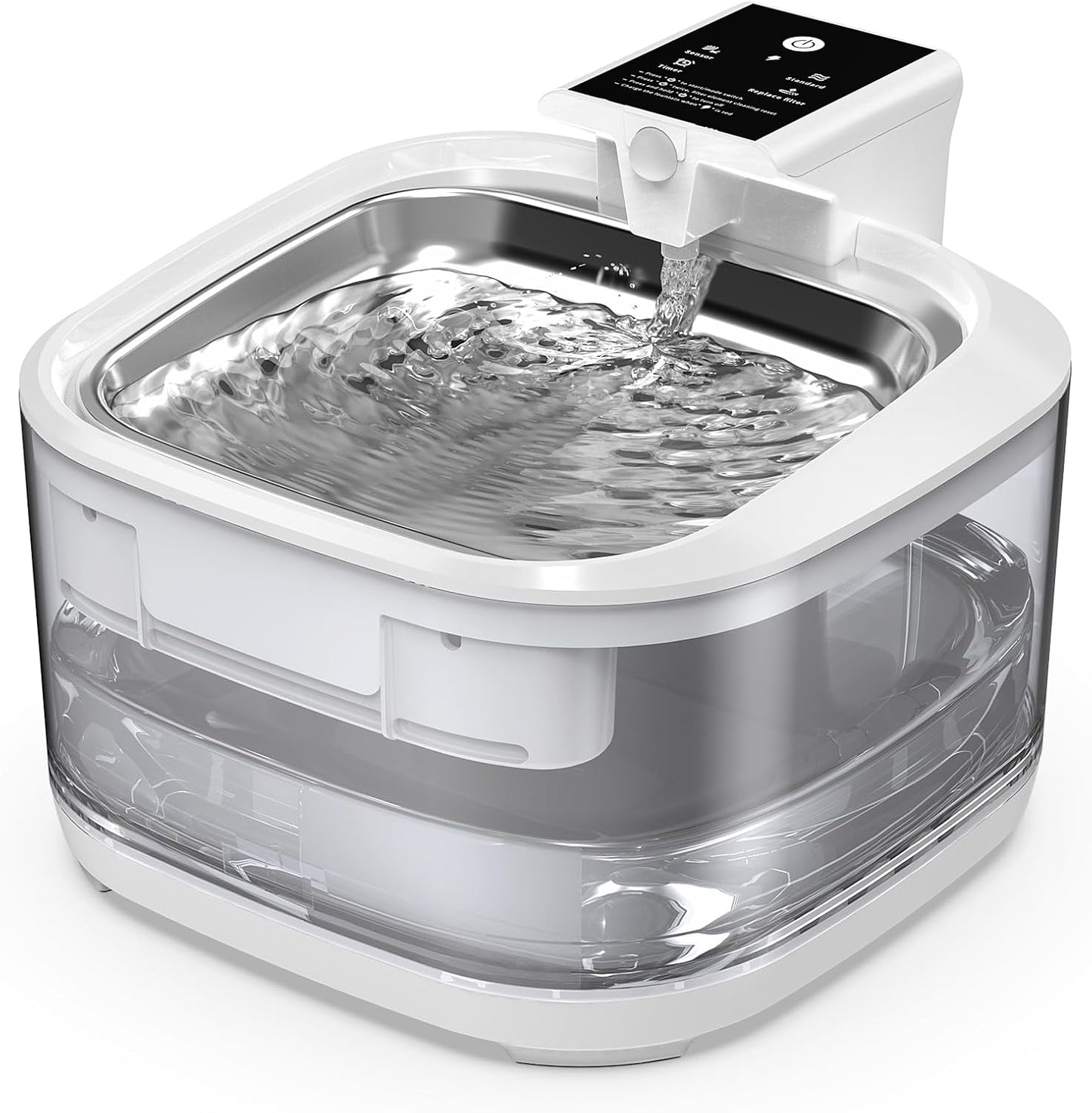 HydroPaws Wireless Pet Fountain- 4.5L Stainless Steel (Fast US Shipping ONLY)
