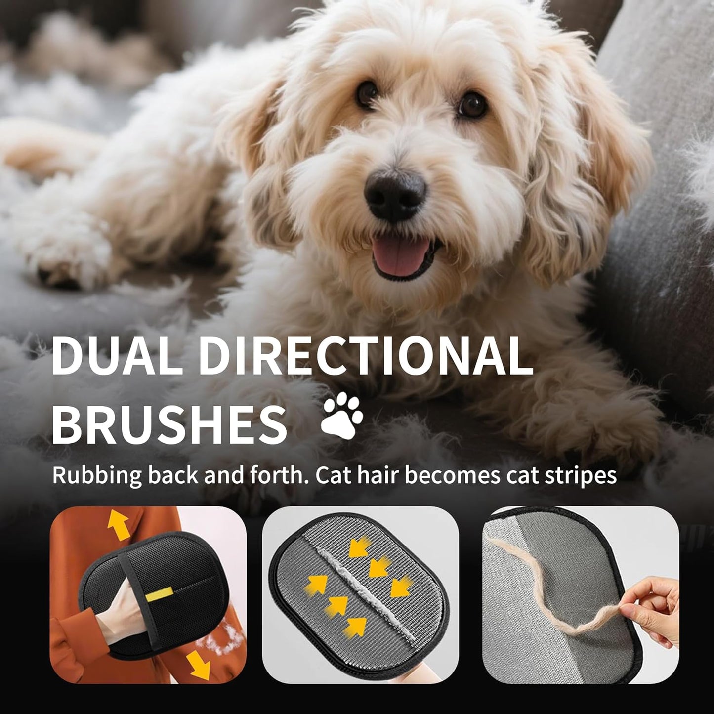 Pet Hair Removal Mitt
