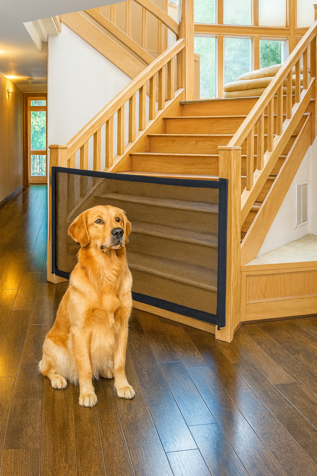 FlexiGuard Mesh Pet Gate-Large: Fast US Shipping 3-5 days