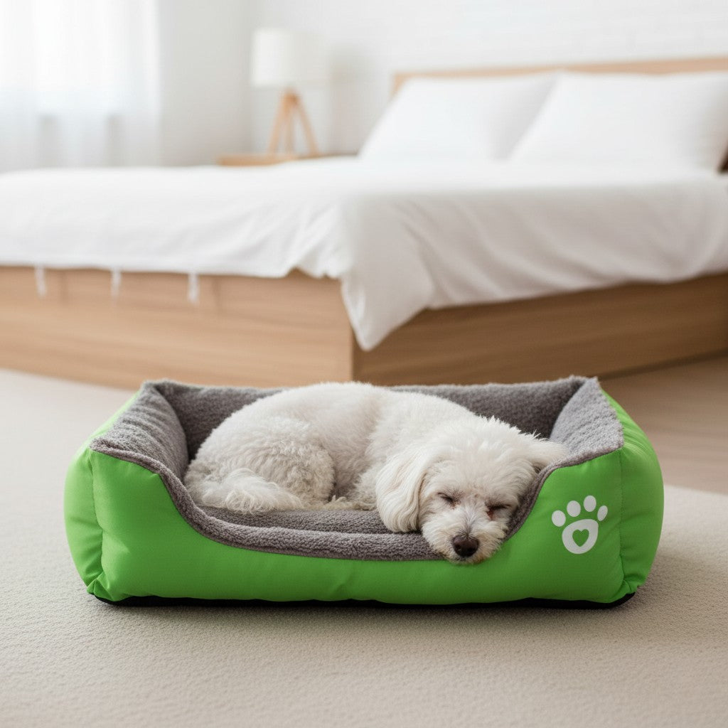 Soft Fleece Waterproof Pet Bed