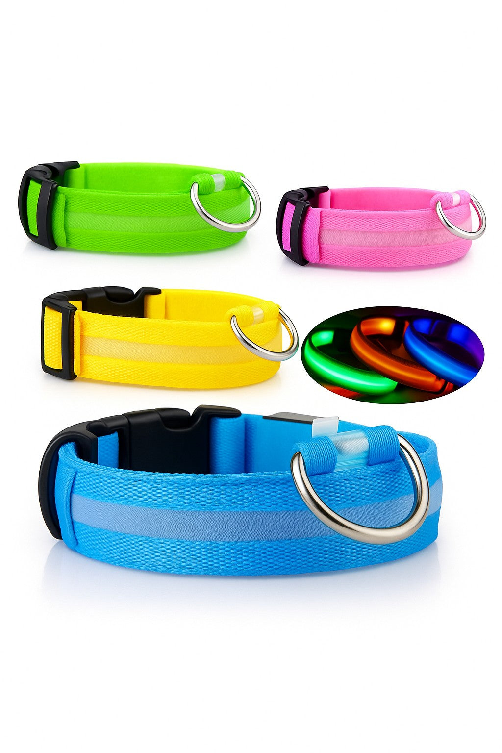 HaloGlow™ LED Pet Collar – Fast U.S. Shipping (3–5 Days)
