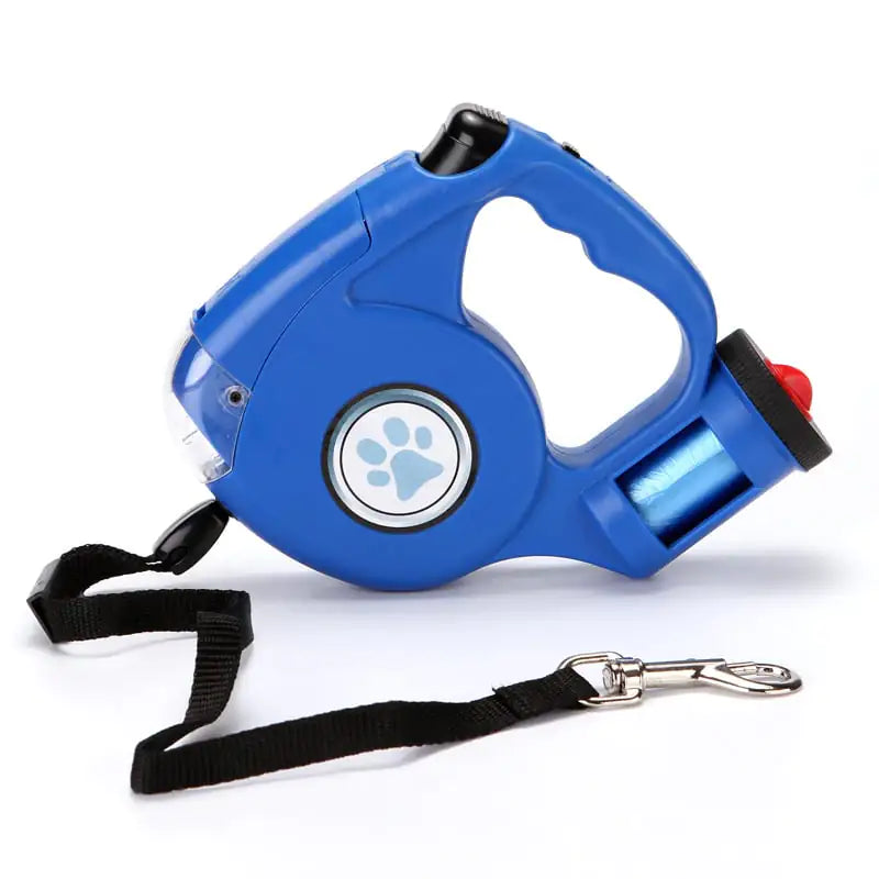 Retractable Dog leash With LED Flashlight