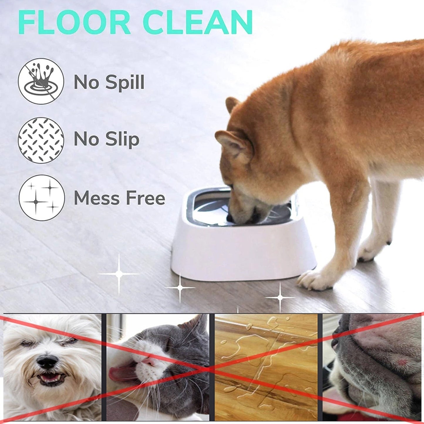 No-Spill Pet Bowl: Travel-Safe & Mess-Free