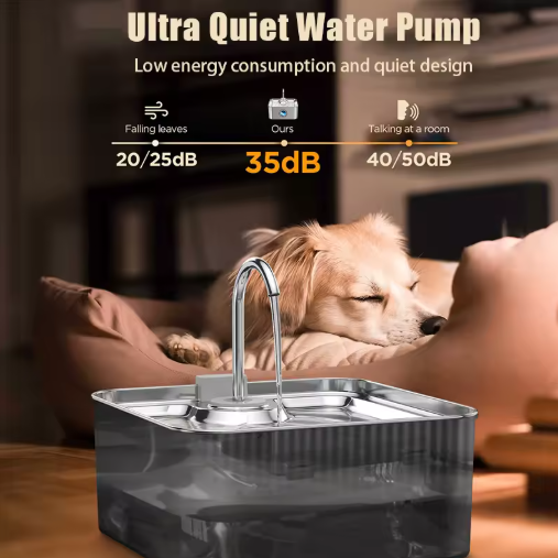 Pure-Flow Pro: 10L Pet Fountain: Fast US Shipping Only
