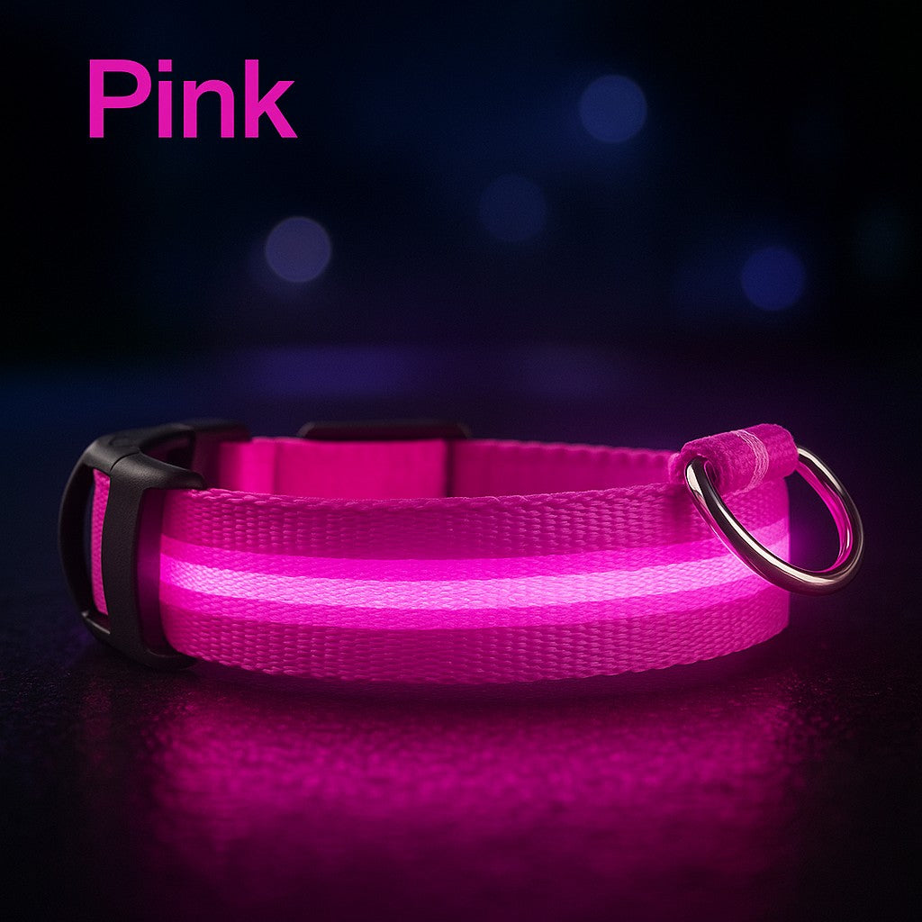 HaloGlow™ LED Pet Collar – Fast U.S. Shipping (3–5 Days)