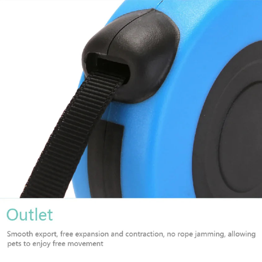 Quick-Retract 16.5FT Dog Walking Leash: Fast Shipping US