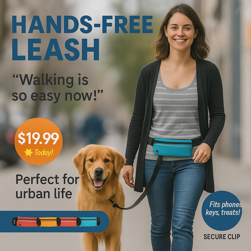 PouchPro Hands-Free Dog Leash