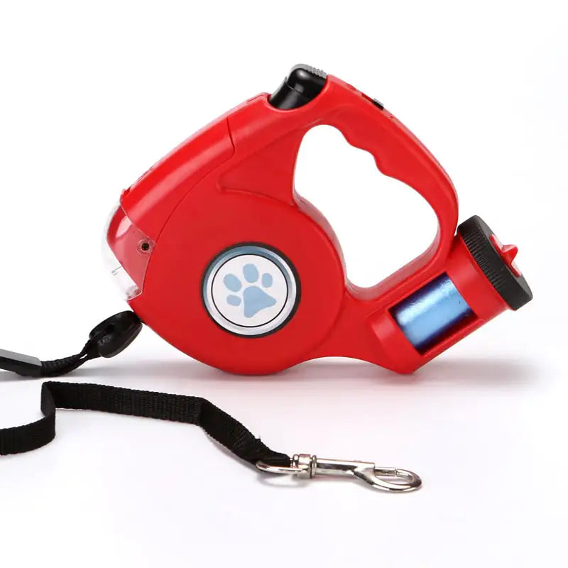 Retractable Dog leash With LED Flashlight