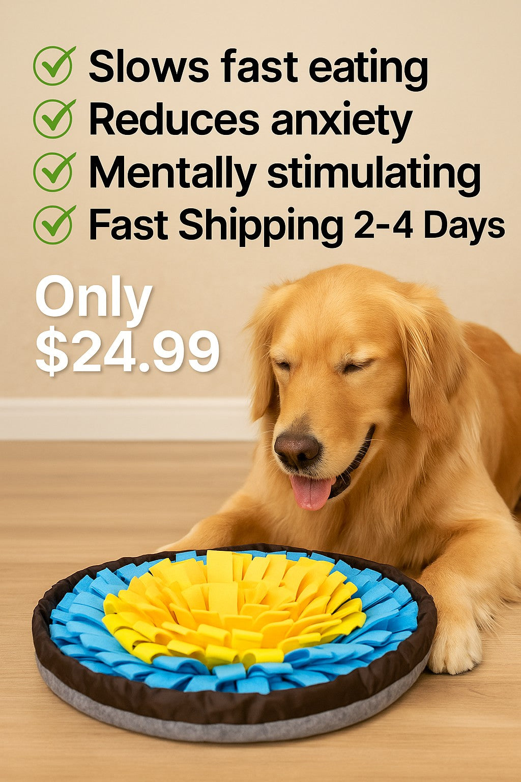 SmartPet Snuffle Mat- Fast US Shipping Only
