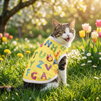 SunnyPaws™ Spring Tee – Small Dog & Cat Shirt