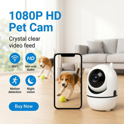 HomeSafe Pet Cam- 1080P WiFi- Fast US Shipping!