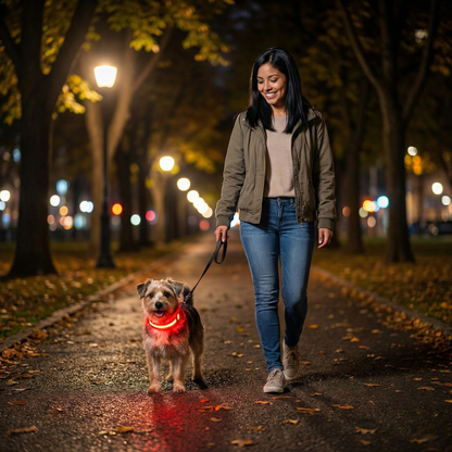HaloGlow™ LED Pet Collar – Fast U.S. Shipping (3–5 Days)