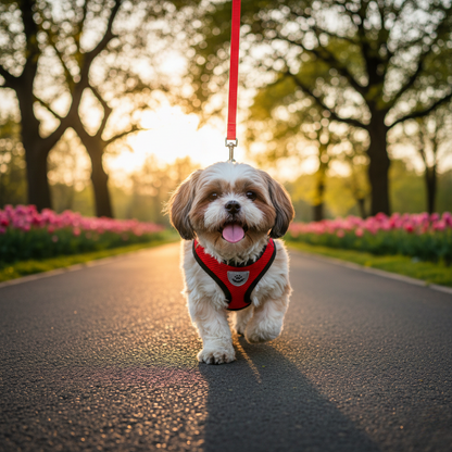 TrailPaw™ Reflective Mesh Harness + Leash (Fast U.S. Shipping)