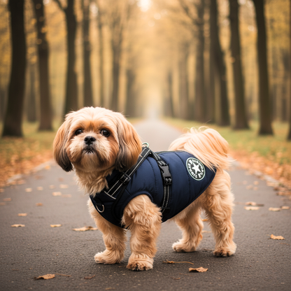 Waterproof Dog Jacket With Harness: Small–Medium Breed Fit
