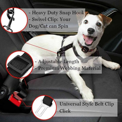 2-Pack Adjustable Seat Belt Harness- Fast US Shipping!