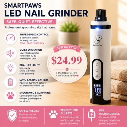 SmartPaws LED Nail Grinder