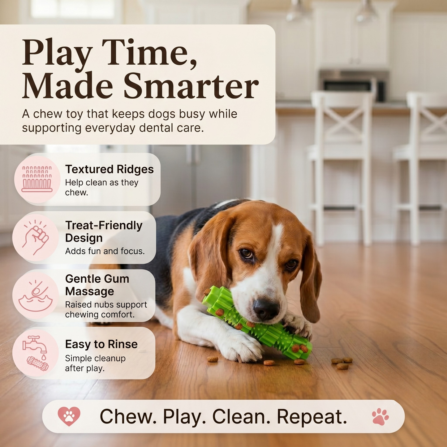 CleanChew Pro- Interactive Dental Chew Toy