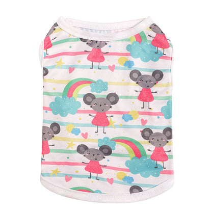 SunnyPaws™ Spring Tee – Small Dog & Cat Shirt