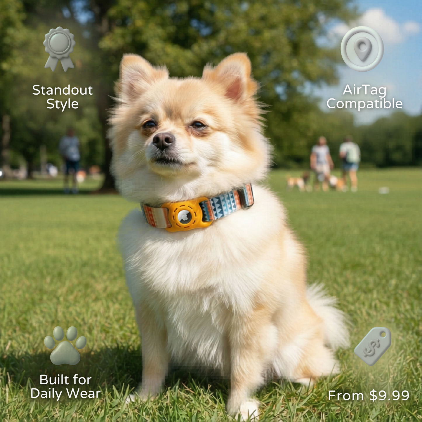 StyleTrack-AirTag Collar