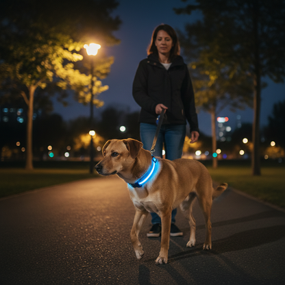 HaloGlow™ LED Pet Collar – Fast U.S. Shipping (3–5 Days)