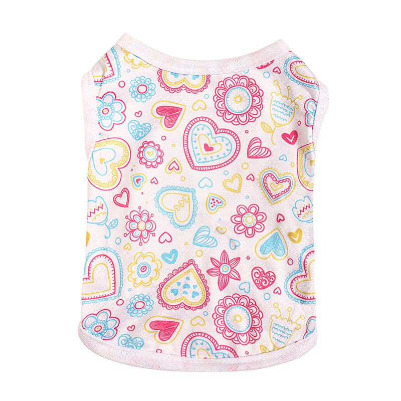 SunnyPaws™ Spring Tee – Small Dog & Cat Shirt