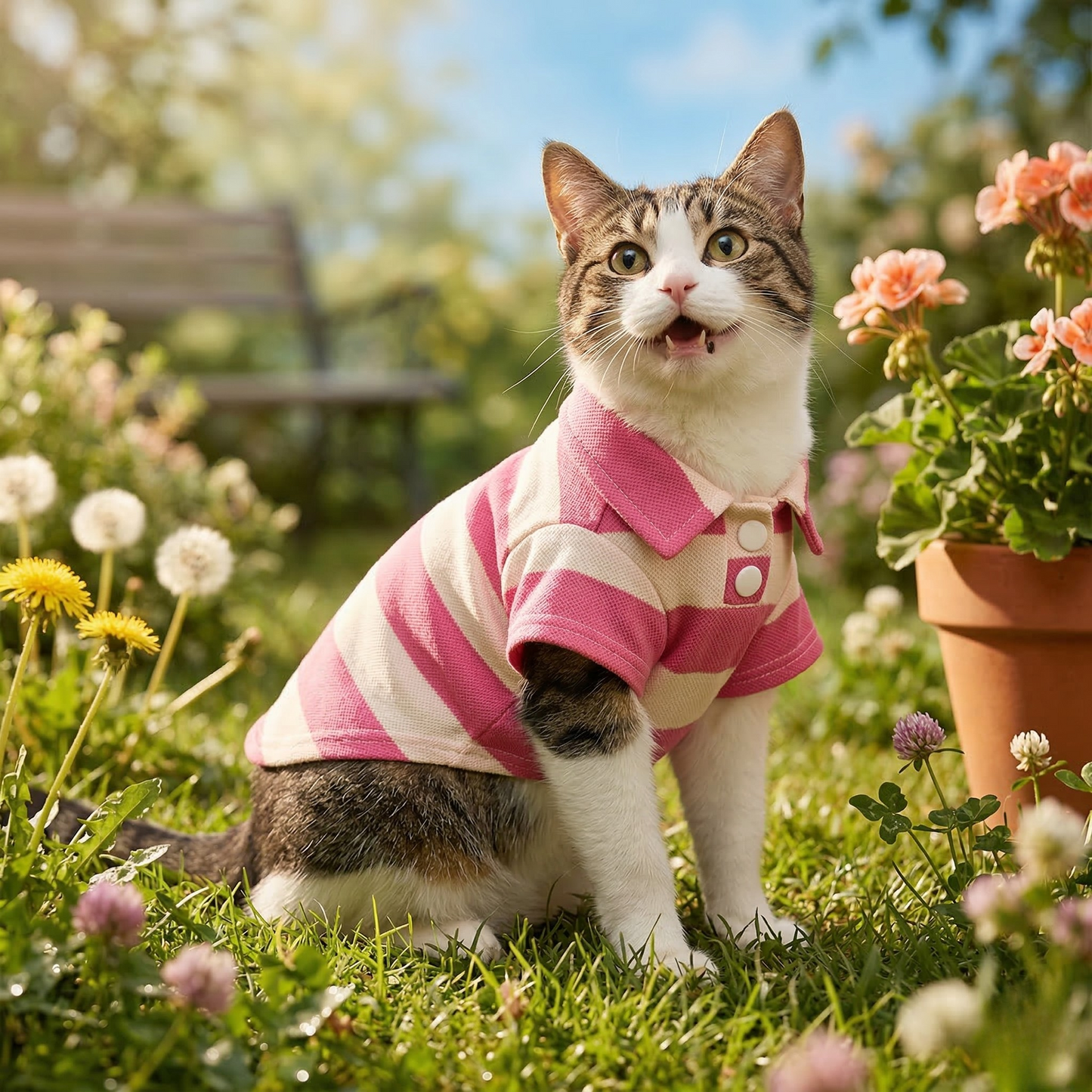 Coastline™ Pet Polo – Classic Shirt for Dogs (XS–S Fits Many Cats)