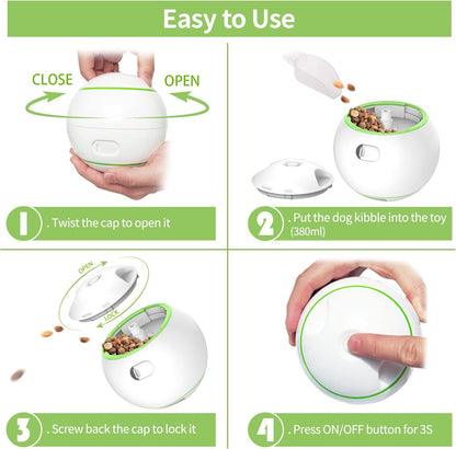 Smart Treat Ball - Interactive IQ Training Toy for Dogs: Fast US Shipping