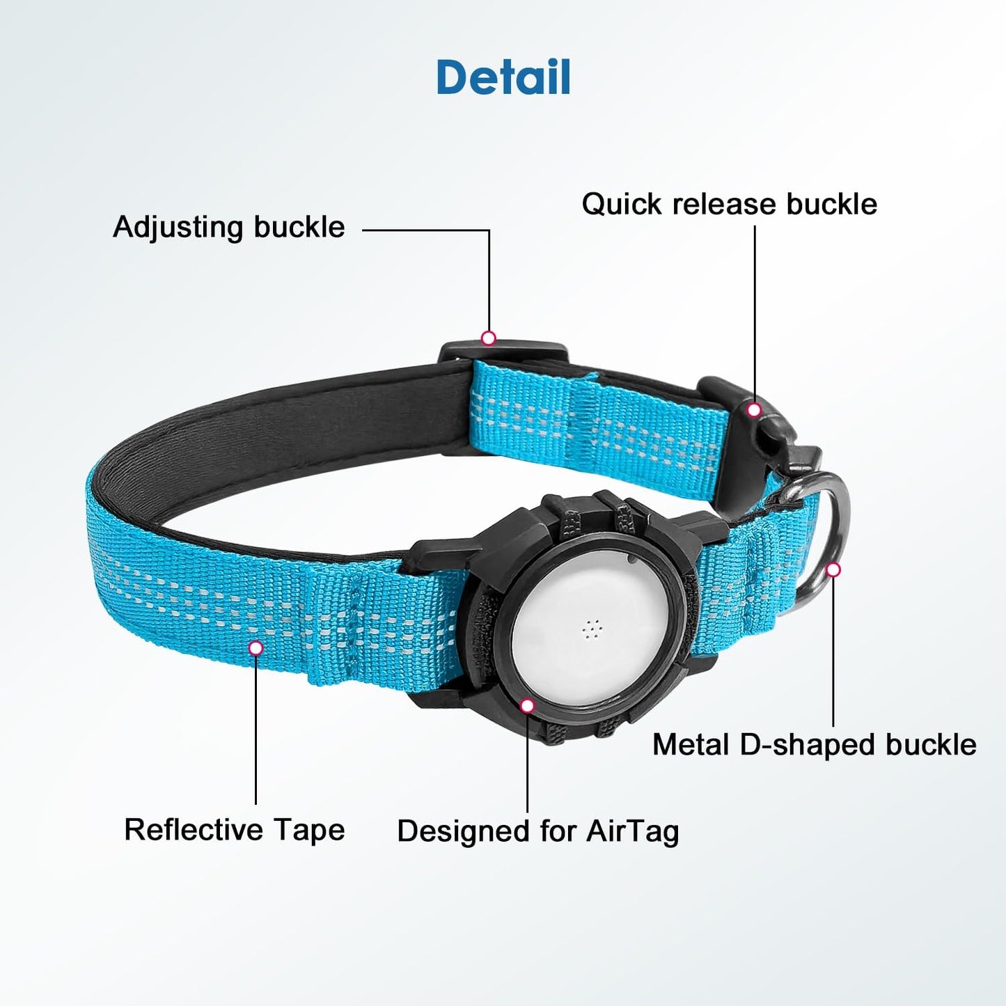 SafePet AirTag Collar