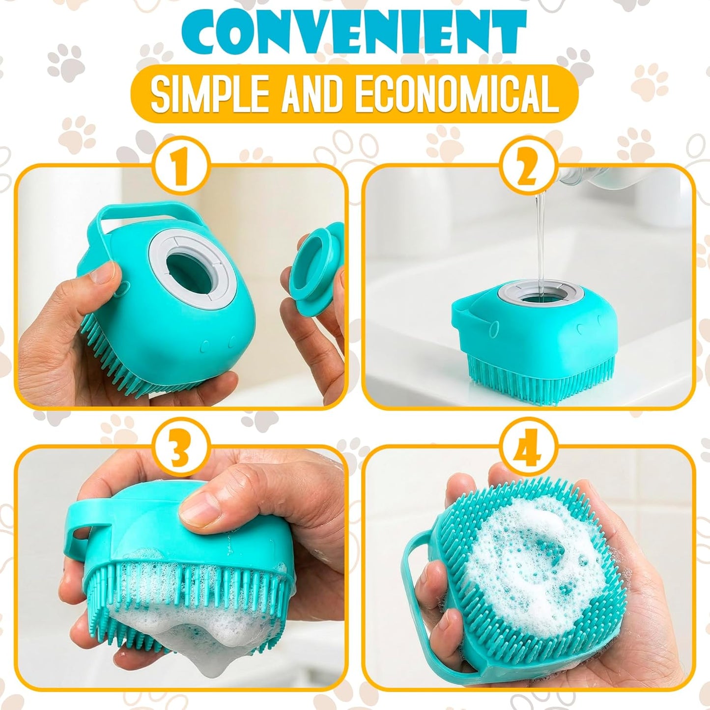 Soothe & Suds™  Pet Bath Brush