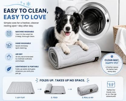 ChillRest™ Cool-Touch Pet Mat – Medium 23" x 35"