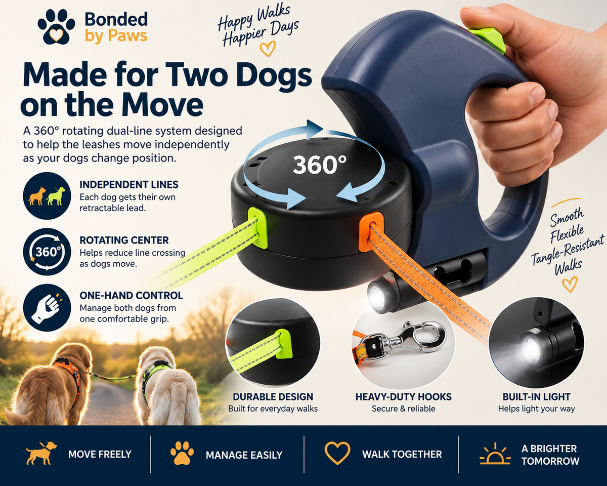 Secure Duo Night-Light Leash-Fast Shipping
