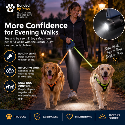 Secure Duo Night-Light Leash-Fast Shipping