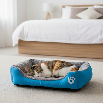 Soft Fleece Waterproof Pet Bed