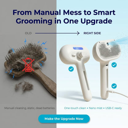 CalmCoat™ 4-in-1 Mist Grooming Brush