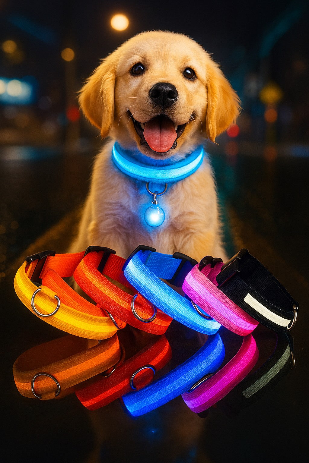 HaloGlow™ LED Pet Collar – Fast U.S. Shipping (3–5 Days)