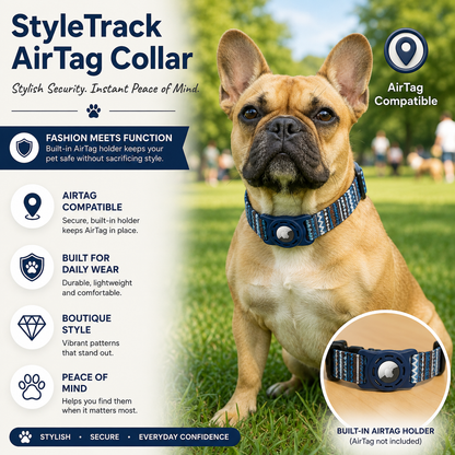 StyleTrack-AirTag Collar
