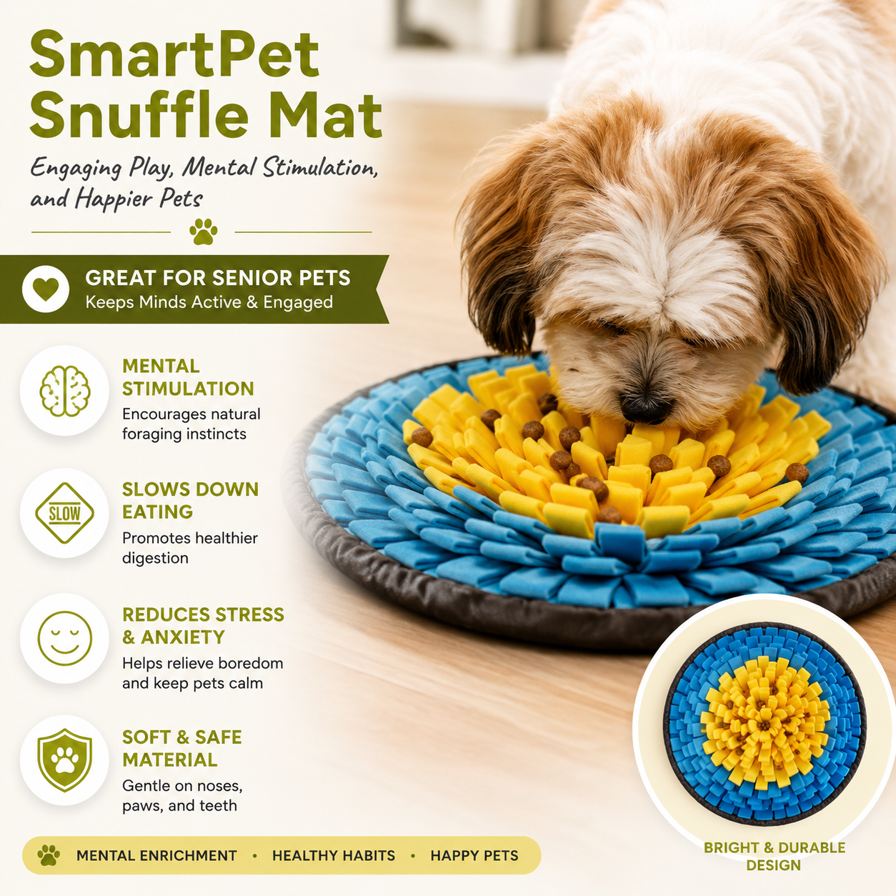 SmartPet Snuffle Mat- Fast US Shipping Only