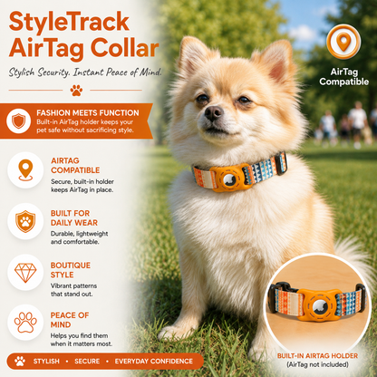 StyleTrack-AirTag Collar