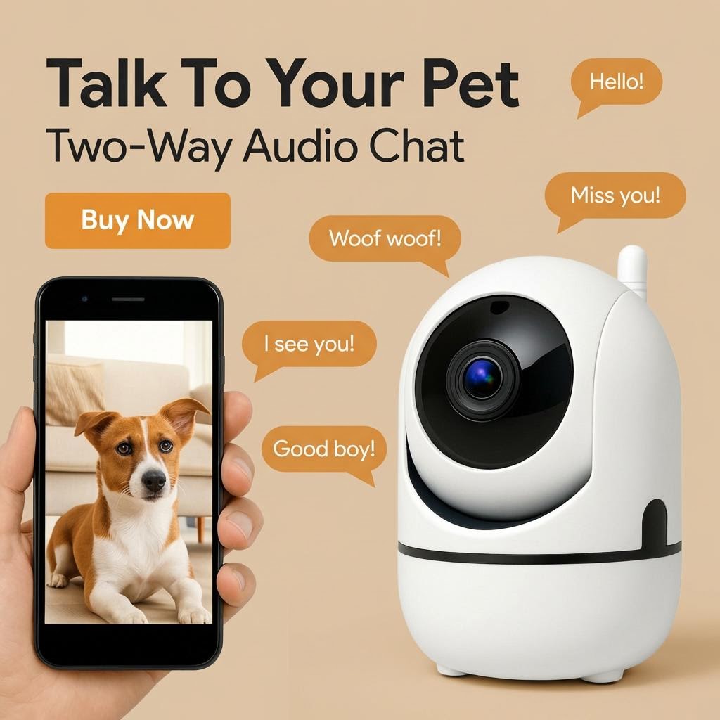 HomeSafe Pet Cam- 1080P WiFi- Fast US Shipping!