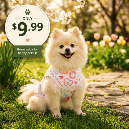 SunnyPaws™ Spring Tee – Small Dog & Cat Shirt
