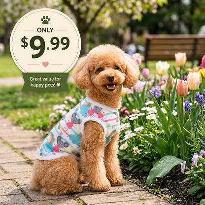 SunnyPaws™ Spring Tee – Small Dog & Cat Shirt