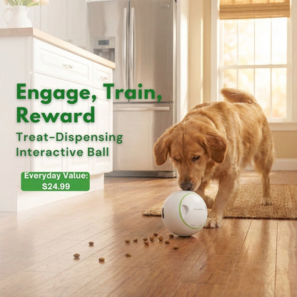 Smart Treat Ball - Interactive IQ Training Toy for Dogs: Fast US Shipping