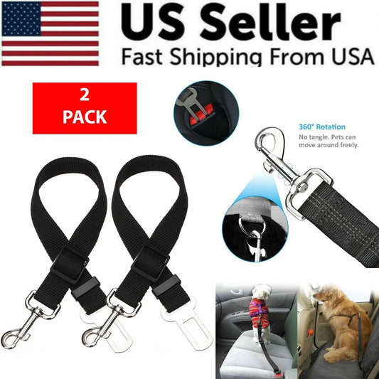 2-Pack Adjustable Seat Belt Harness- Fast US Shipping!