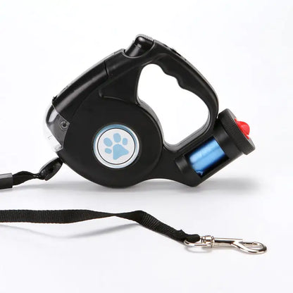 Retractable Dog leash With LED Flashlight