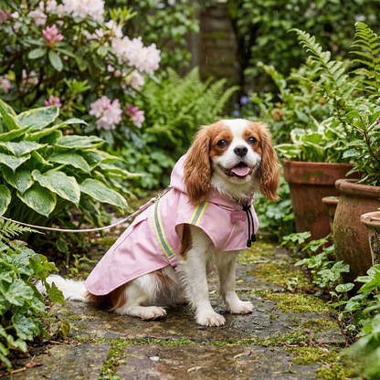 PuddlePaw™ Waterproof Dog Rain Jacket: Small–Medium Breed Fit