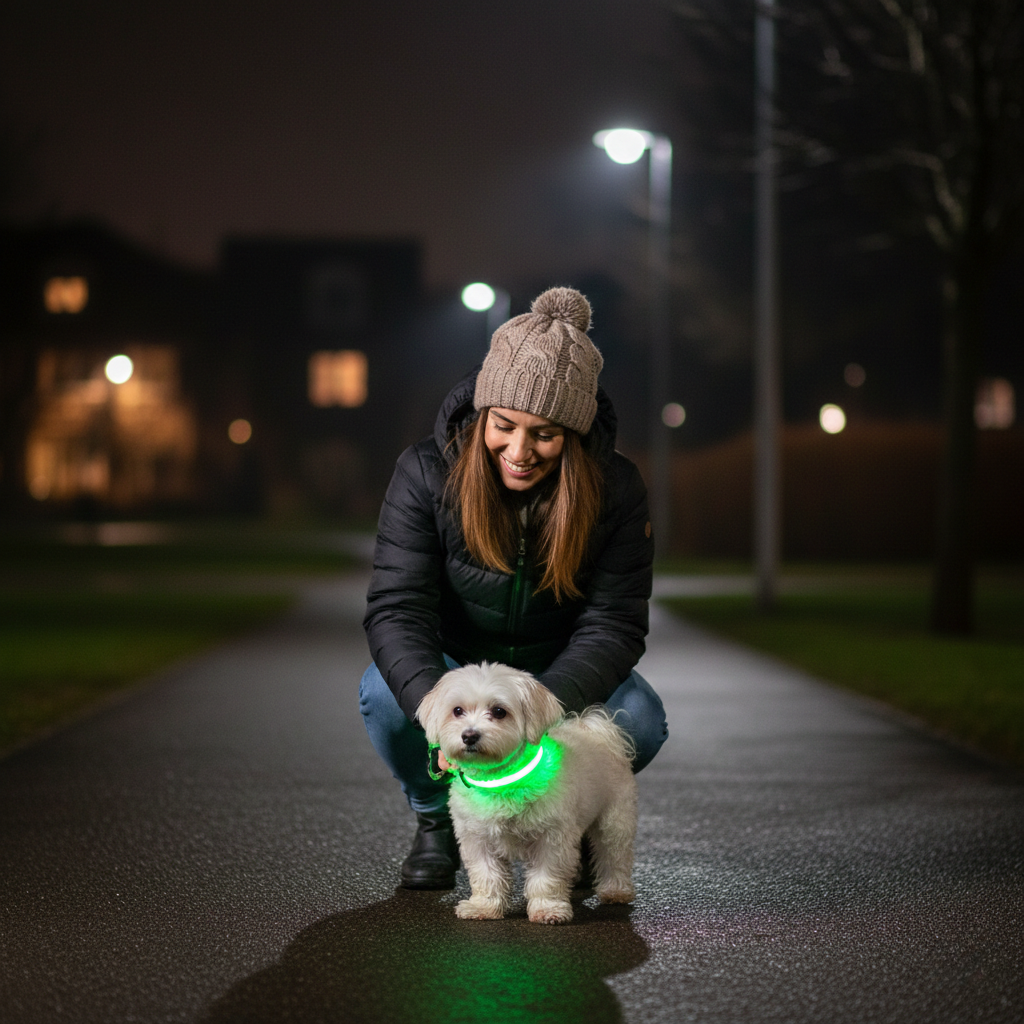 HaloGlow™ LED Pet Collar – Fast U.S. Shipping (3–5 Days)